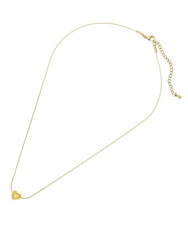AMERICAN HOLIC ステンレス　シンプルハートネックレス Gold