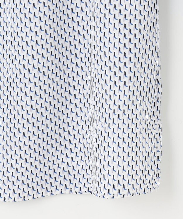 J.PRESS LADIES S 幾何プリント カットソー ブルー系5