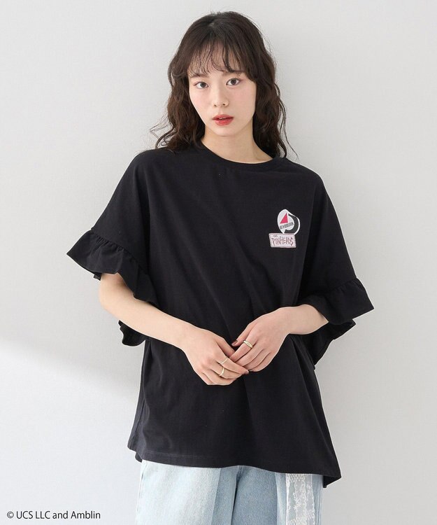 earth music&ecology Ｂａｃｋ　ｔｏ　ｔｈｅ　Ｆｕｔｕｒｅ／ｅｍａｅ　フリルＴ A