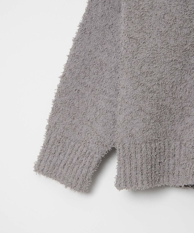 WEGO ツイストブークレカーディガン グレー