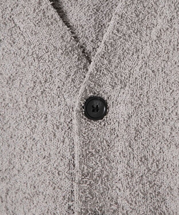 WEGO ツイストブークレカーディガン グレー