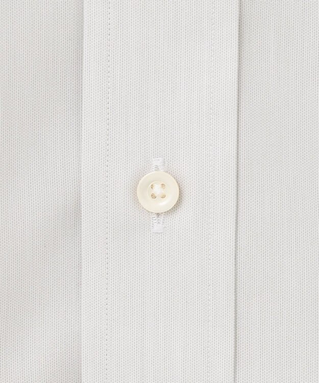 J.PRESS MEN 【KING SIZE】【PREMIUM PLEATS / 形態安定】エンドオンエンド シャツ / B.D. ライトグレー系