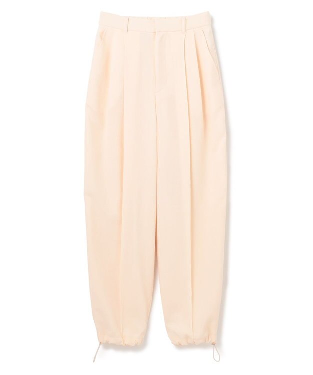 GRACE CONTINENTAL ストレッチスラブタックパンツ キナリ