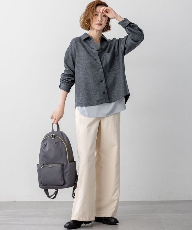 23区 【撥水加工/新色追加】ナイロン リュック グレー系