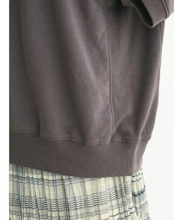 Green Parks ７分袖ロゴミニ裏毛トレＴＥＥ Charcoal Gray