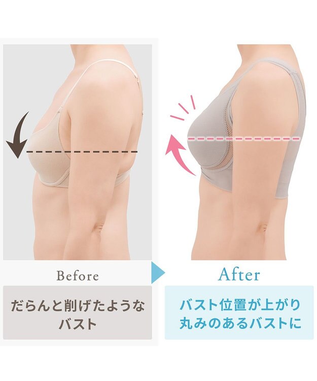 BRADELIS New York 【Yukine inc. 】ゆきねえモアソフト快適フルカップブラ23 接触冷感 吸汗速乾で快適に補正するノンワイヤーブラ サンドグレージュ