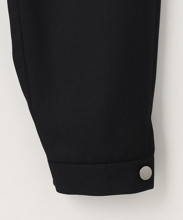 NAVE ウールポリエステルツイル パンツ ブラック系