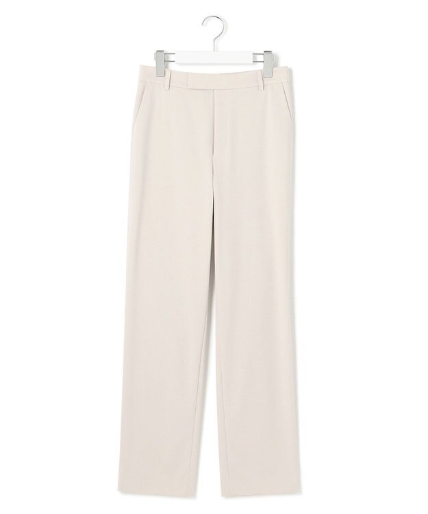 23区 L 【セットアップ対応/洗える】ストレッチポンチ パンツ ライトグレー系