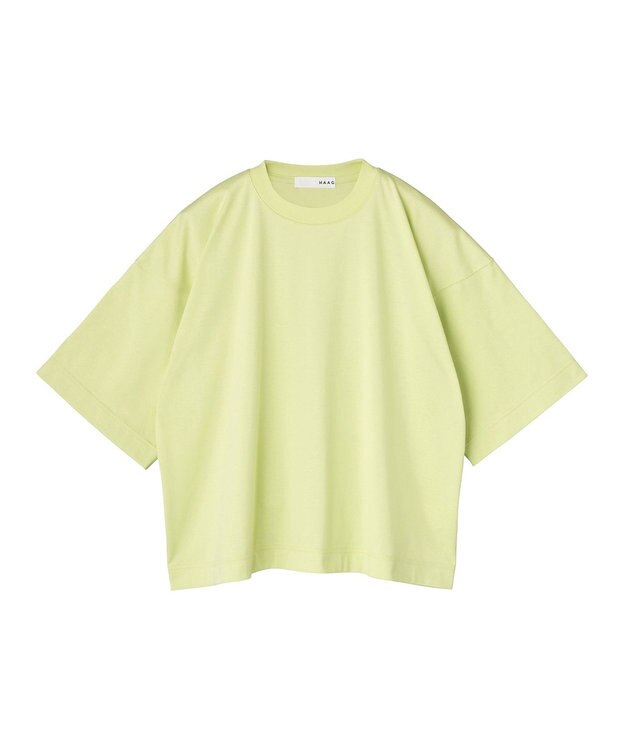 HAAG スマイルコットン FOOTBALL SHIRTS Tシャツ ライム