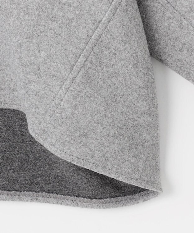 #Newans 【洗濯機可能/セットアップ】コクーンシルエットエアリープルオーバー トップグレー