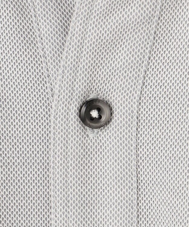 JOSEPH ABBOUD 【日本素材・オーガニックコットン使用】オーガニックコットンクールビズ ポロ ライトグレー系