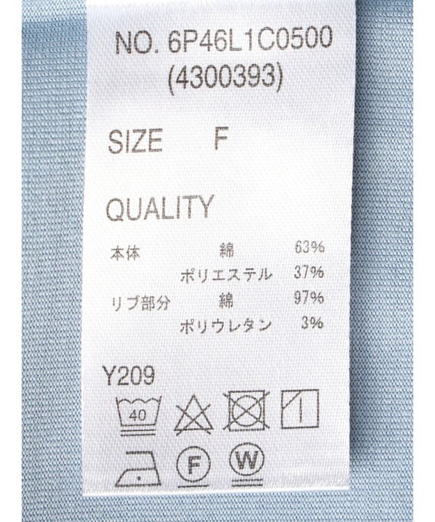 Green Parks ・ＳＵＧＡＲ　ＳＰＯＯＮ＜ＣＯＯＬ＞ラッフルスリーブＴＥＥ Sax