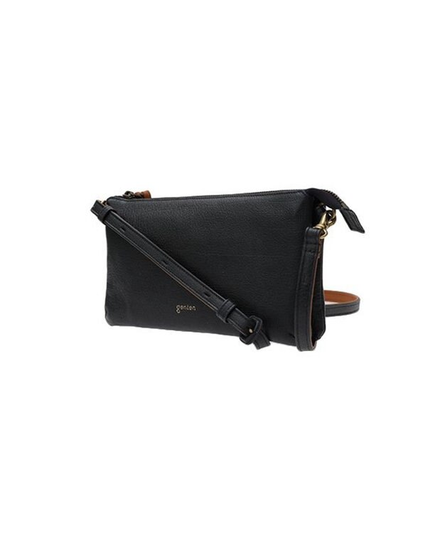 genten 【新色】タスカ お財布ショルダー ネイビー