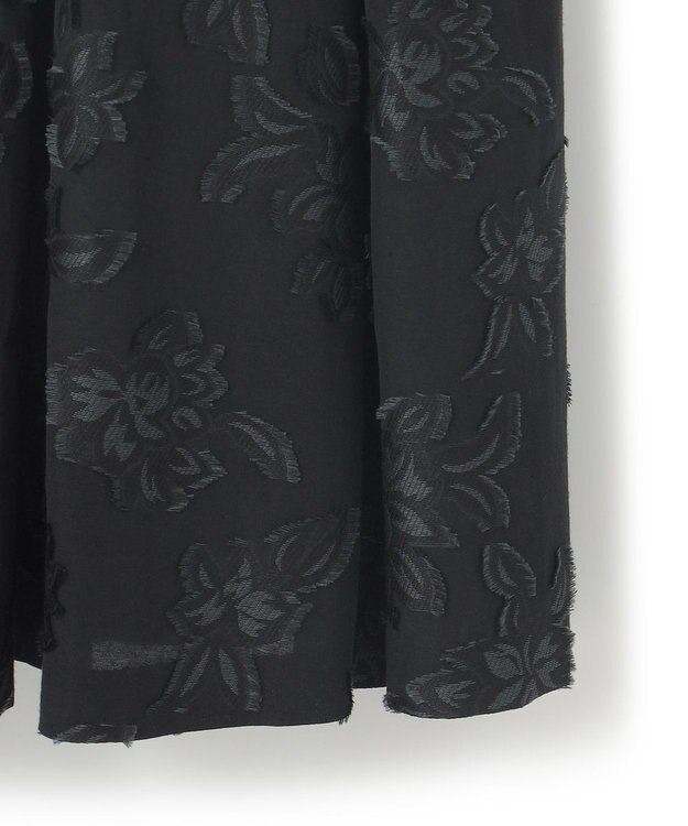 23区 S 【APPLAUDIR】ジャカードコンビ ドレス ブラック系