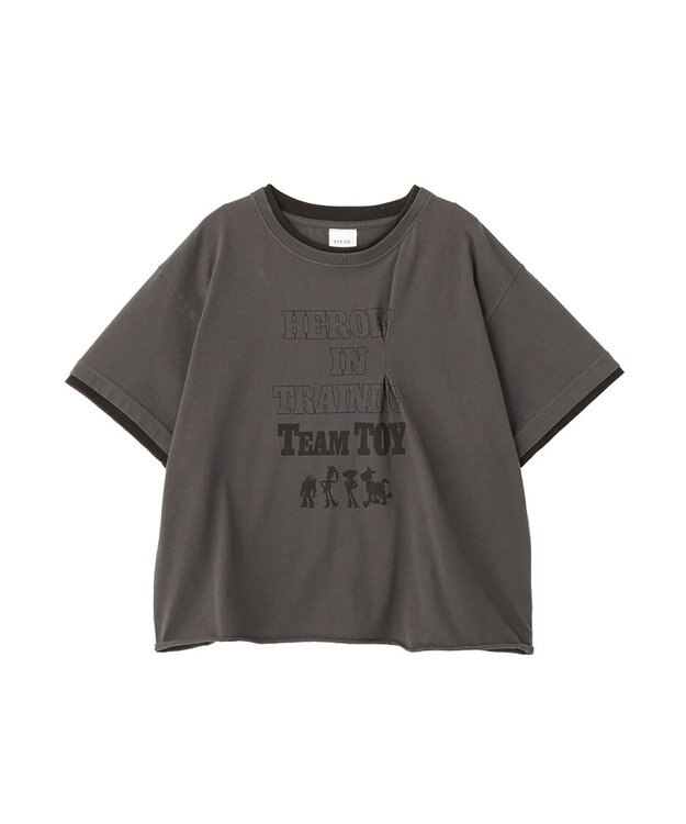 AMERICAN HOLIC 【TOY STORY】リメイク風グラフィックTシャツ Charcoal Gray
