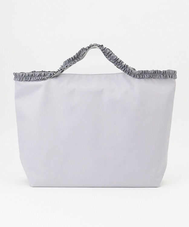 ANY 【PC・A4サイズ収納可】フリルハンドルトート ライトグレー