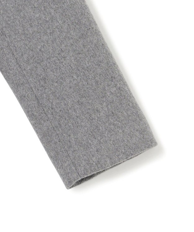 ICB ウールカシミヤメルトン チェスターコート グレー系