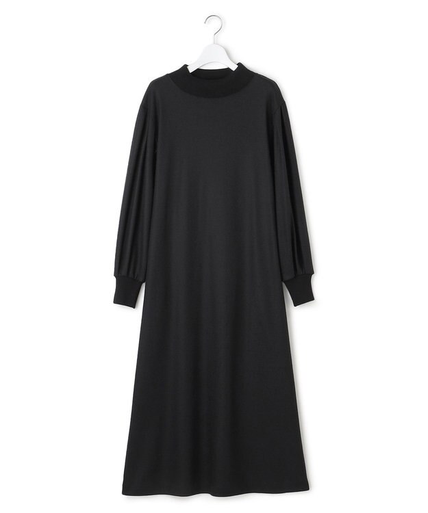 23区 【洗える】ウールミルドジャージー ワンピース ブラック系