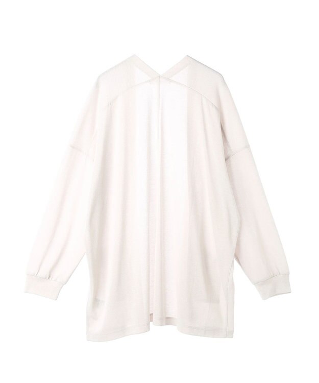 Green Parks ＵＶカットシアートッパーカーディガン Light Gray