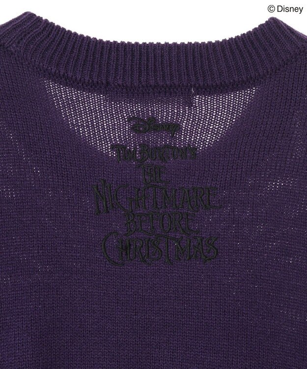 Green Parks ナイトメア／フェイスジャガードニットプルオーバー Purple