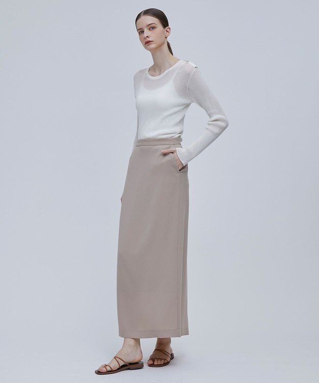 BEIGE， FLEUR / マキシスカート Beige