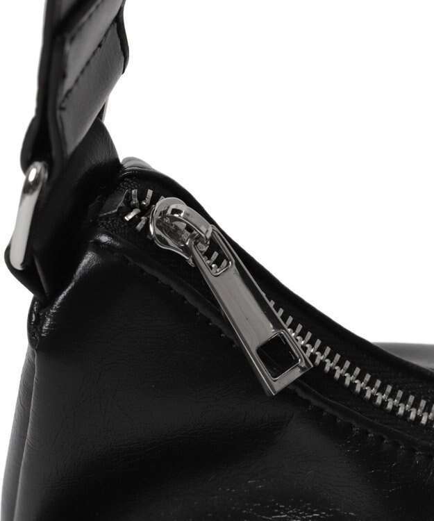 WEGO ポーチ付きランダムポケットデザインショルダー ブラック