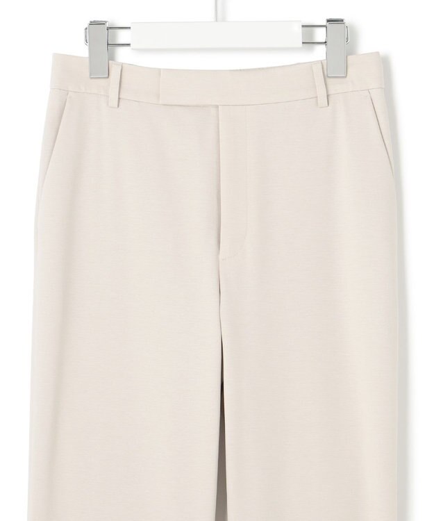 23区 L 【セットアップ対応/洗える】ストレッチポンチ パンツ ライトグレー系