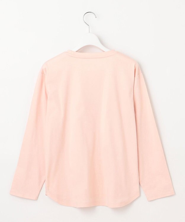 Feroux 【洗える】プリントＴシャツ ピンク系