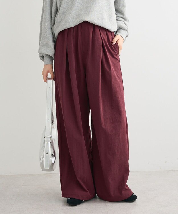 Green Parks ・ＳＵＧＡＲ　ＳＰＯＯＮ　カーブタックパンツⅡ Bordeaux