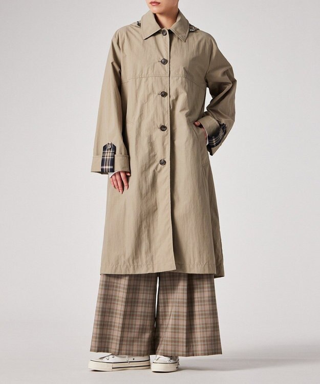 Paul Smith タフタ スプリングコート ベージュ