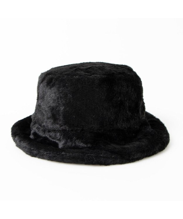 UNBILLION カシュネ cache nez / フェイクファーバケットハット ブラック