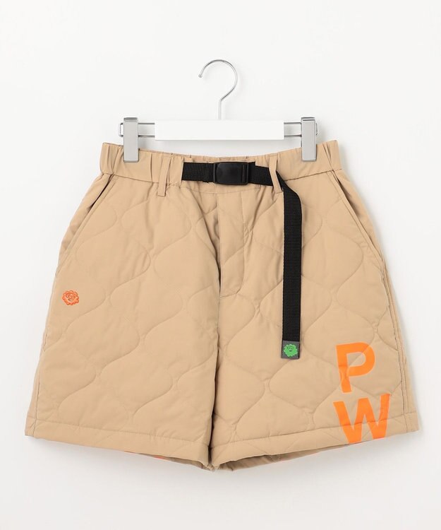 PW CIRCULUS 【WOMEN】ひょうたんキルティング中綿ショートパンツ ベージュ系