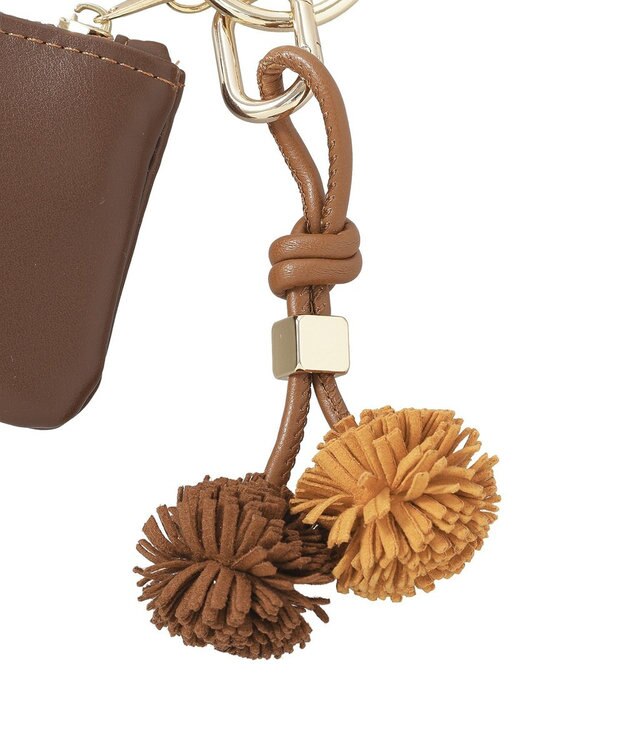 Green Parks タッセルポーチチャーム Brown