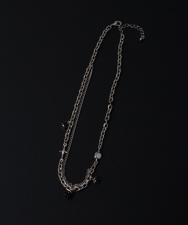 WEGO MモチーフMIXチェーンネックレス 柄2