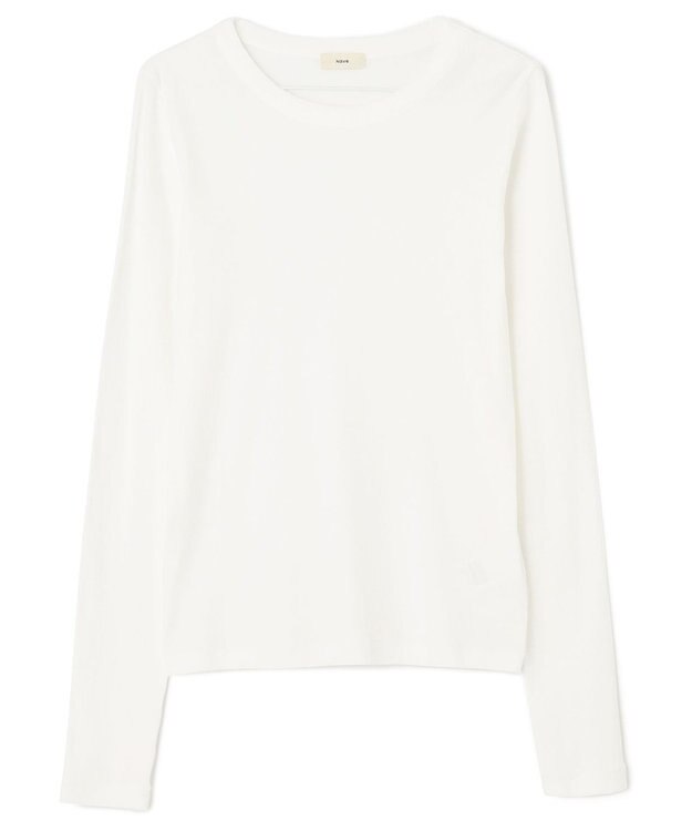 NAVE 【Nave・洗える】ガーゼフライス ロングスリーブ ホワイト系