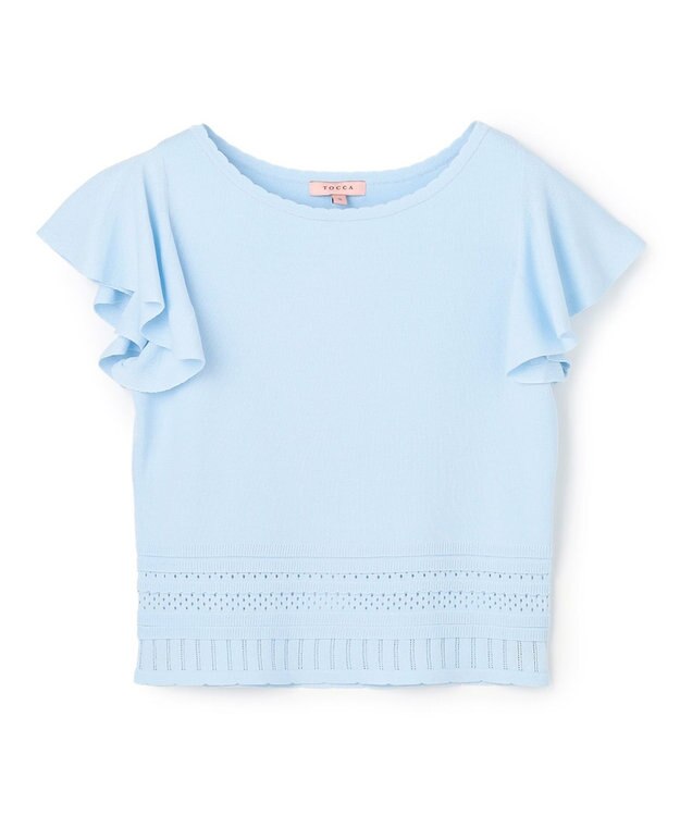 TOCCA PIXIE MAGIC ニットトップス スカイブルー系