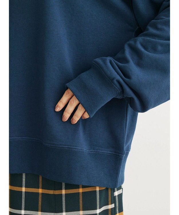 Green Parks アソートロゴ裏毛プルオーバー Navy