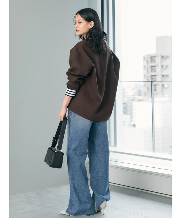 AMERICAN HOLIC 圧縮ポンチスキッパープルオーバー Brown