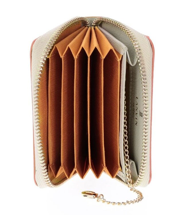 LANVIN en Bleu リム カードケース オフホワイト