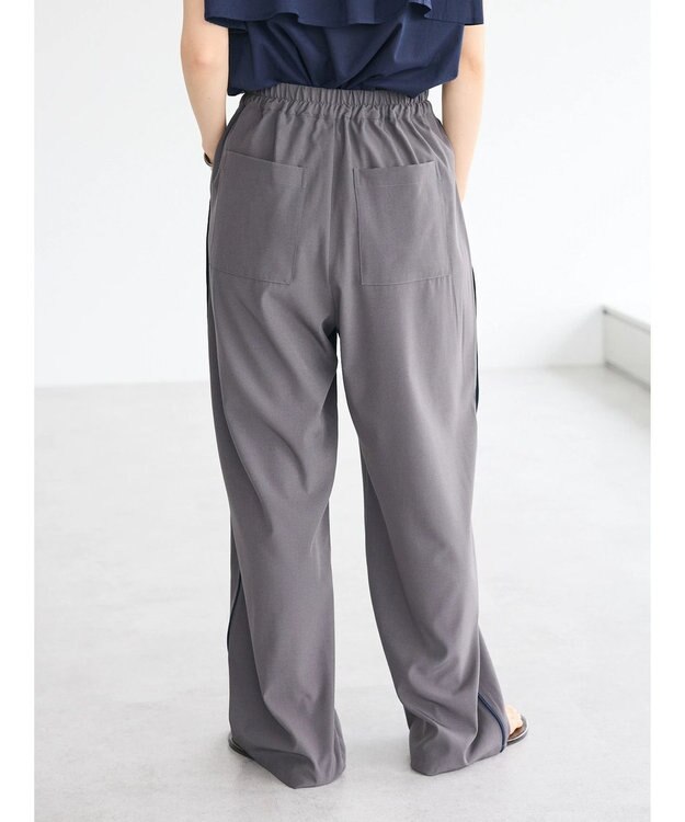 CRAFT STANDARD BOUTIQUE サイド配色パイピングパンツ Gray