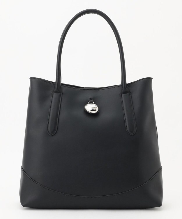 ICB 【A4サイズ収納可】モチーフトートバッグ ブラック系