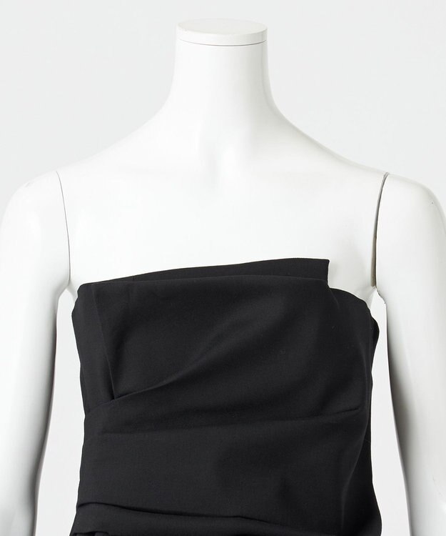 23区 S 【エステータ】ウールダブルクロス ビスチェ ブラック系