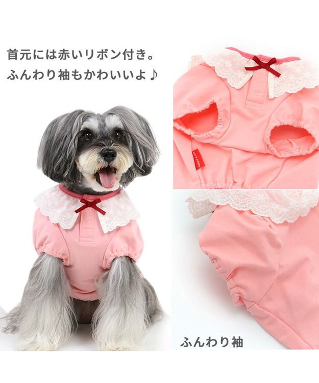 PET PARADISE 犬 服 リサとガスパール Tシャツ 【小型犬】 リサ ピンク（淡）