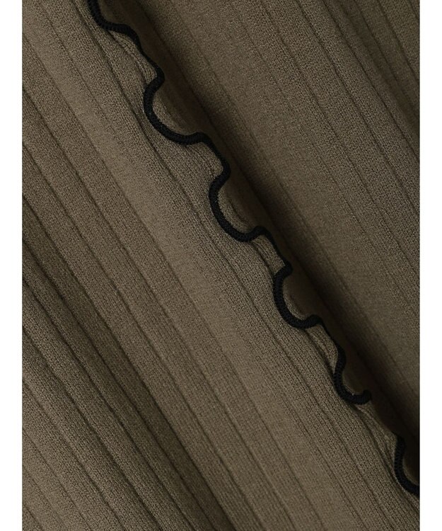 Green Parks ■ＥＳＣＡＲ　メローキリカエニットワンピース Gray