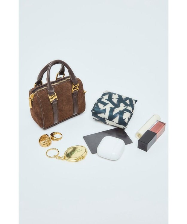 style code 【VerdeVari/ヴェルデヴァリ】TINYボストンバッグ（BOX付） ブラウン