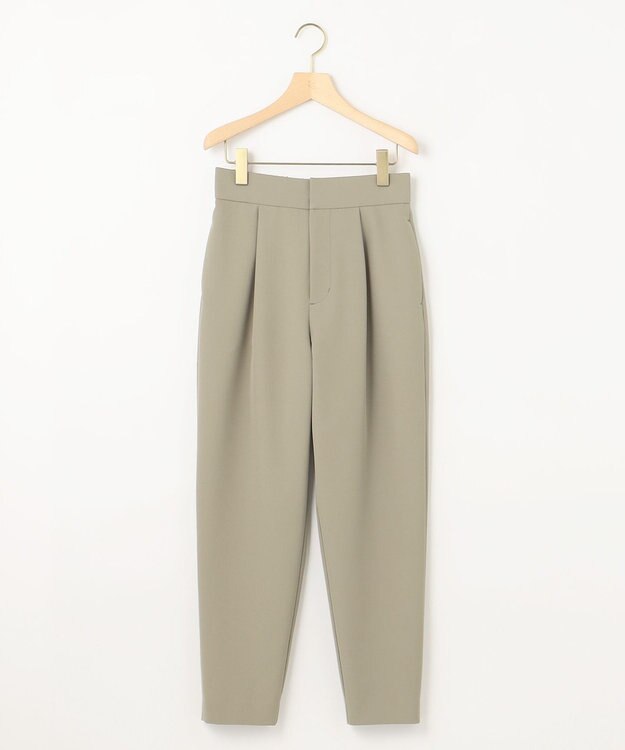 組曲 【洗える・ストレッチ】プランタンカラークロップド パンツ モカカーキ系