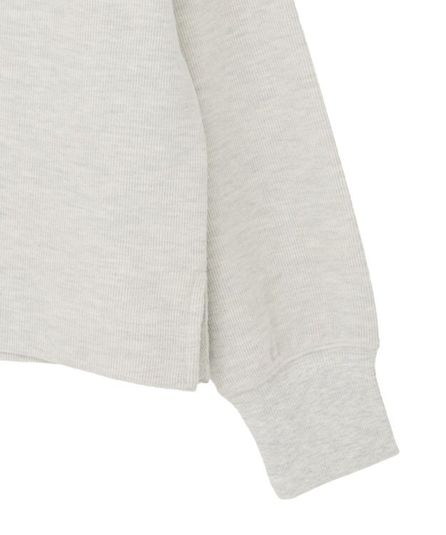 AMERICAN HOLIC Ｖネックスムース起毛プルオーバー Light Gray Mixture