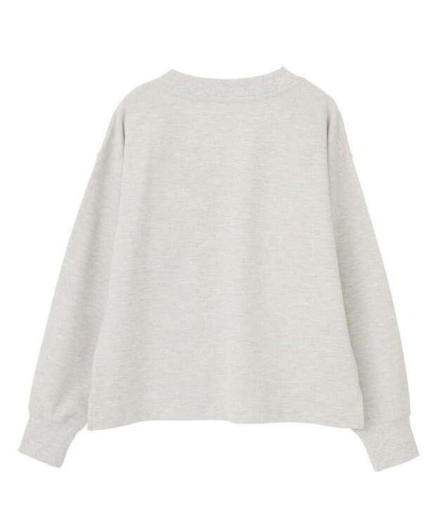 AMERICAN HOLIC Ｖネックスムース起毛プルオーバー Light Gray Mixture
