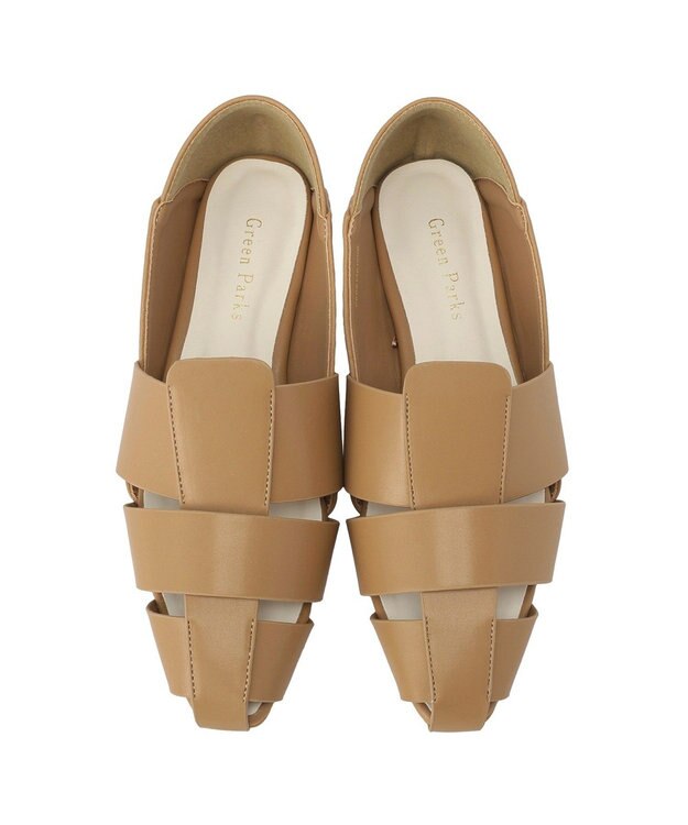 Green Parks グルカバブーシュパンプス Beige