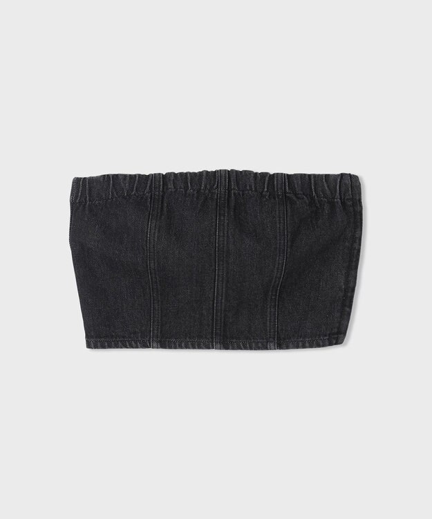 GRACE CONTINENTAL デニムビスチェ ブラック